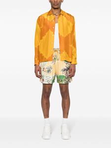 RHUDE Zijden shorts - Geel