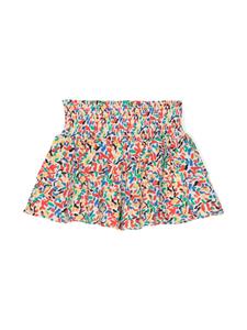 Bobo Choses multicolour-print ruffled skirt - Rood