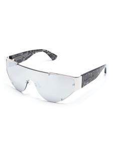 alexandermcqueeneyewear Alexander McQueen Eyewear Zonnebril met schild montuur - Zilver