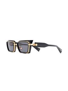 Balmain Eyewear Admirabel zonnebril met rechthoekig montuur - Zwart