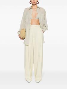 philosophydilorenzoserafini Philosophy Di Lorenzo Serafini Chambray straight jeans - Geel