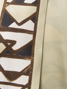 Prada Shirt met geometrische print - Beige