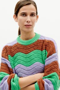 Thinking MU Damen vegan Strickpullover Jo