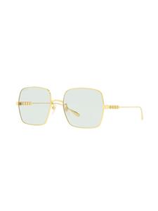 guccieyewear Gucci Eyewear Zonnebril met vierkant montuur - Goud