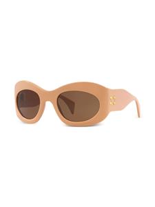 Gucci Eyewear Zonnebril met ovalen montuur - Roze