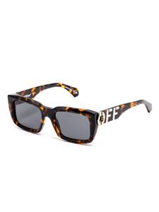off-whiteeyewear Off-White Eyewear Hays zonnebril met vierkant montuur - Bruin