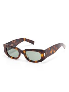 saintlaurenteyewear Saint Laurent Eyewear Zonnebril met rechthoekig montuur - Bruin