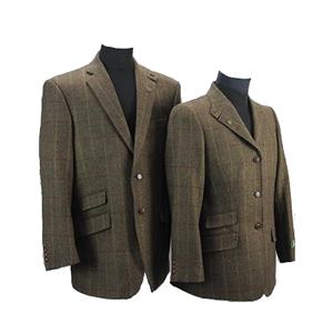 Hunter Outdoor Heren Blazer Bark Tweed Brown