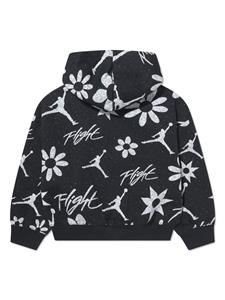 jordankids Jordan Kids Hoodie met bloemenprint - Zwart