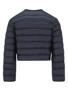 monclerenfant Moncler Enfant Gevoerd jack met denim vlak - Blauw