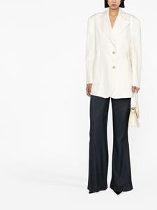 Jacquemus Le Pantalon Soffio flared pantalon - Blauw
