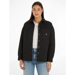 Tommy Jeans Blusentop "TJW QUILTED OVERSHIRT", mit Logopatch