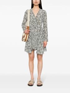 isabelmarant ISABEL MARANT Usmara abstracte prints mini-jurk - Zwart