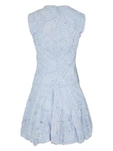 Simkhai Vallan mini-jurk met ruches - Blauw