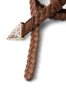 Prada Gevlochten riem - Bruin