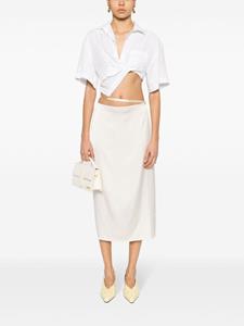 Jacquemus La Jupe Notte midi-rok - Beige