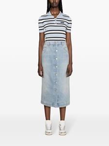 Moncler Denim midi-rok - Blauw