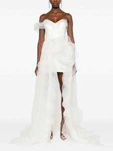 Ana Radu asymetric ruffled gown - Wit