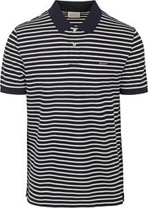 Gant Poloshirt Pique Navy Streep