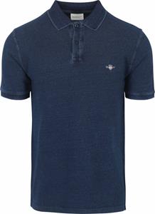 Gant Poloshirt Pique Indigo Melange