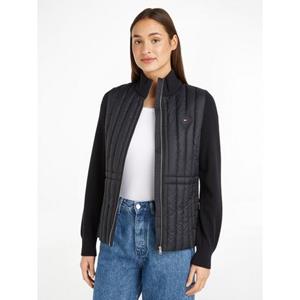 Tommy Hilfiger Steppjacke "LW PADDED KNIT MIX JACKET", mit Logoprägung