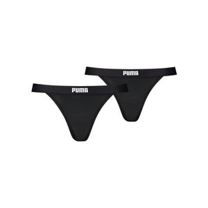 Puma 2-Pack dames Tanga strings - Naadloos microfiber dames strings - Schijnt niet door