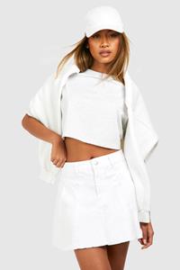 Boohoo Geplooide Tennis Rok, White
