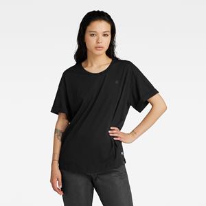 G-Star RAW Rolled Up Sleeve Boyfriend Top - Zwart - Dames