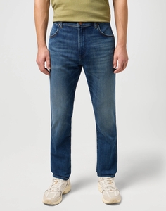 Wrangler Larston heren slim-fit jeans hare