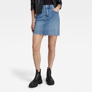 G-Star RAW Viktoria Korte Rok Raw Edge - Lichtblauw - Dames