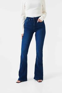 Kuyichi Damen vegan Flare Jeans High Rise Lisette Dark Indigo