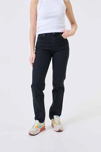 Nudie Jeans Damen vegan Mom Jeans Breezy Britt Aged Black