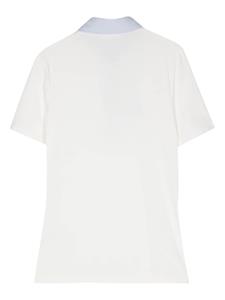 Lacoste Polotop met logopatch - Wit