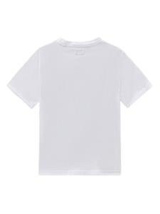 Woolrich Kids T-shirt met geborduurd logo - Wit