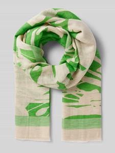 Marc O'Polo Modeschal Scarf, woven, cotton-linen, printed