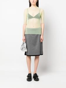 miumiu Miu Miu Fluwelen rok - Grijs