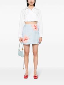 Kenzo Rose mini-rok - Blauw