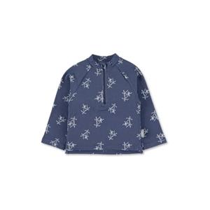 Sterntaler Zwemshirt met lange mouwen palmbomen blauw