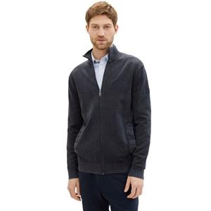 TOM TAILOR Strickjacke, mit Logo-Badge am Ärmel