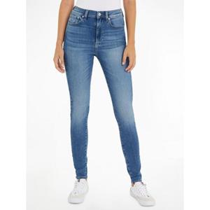 Tommy Jeans Bequeme Jeans "Sylvia Skinny Slim Jeans Hohe Leibhöhe", mit Ledermarkenlabel