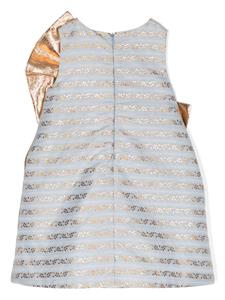 huckleboneslondon Hucklebones London Midi-jurk met strikdetail - Blauw