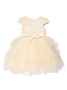 IAME Tulen jurk met pailletten - Beige