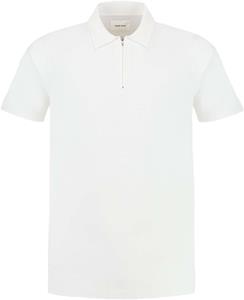 Pure Path Halfzip Polo Heren Wit - 