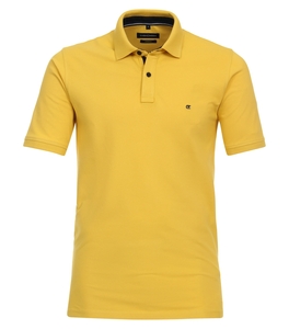 CASAMODA Polo Stretch Mustard Geel