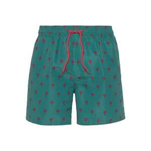 s.Oliver RED LABEL Beachwear Zwemshort met palmendesign