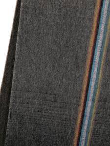 Paul Smith Gradient Stripe wool-cashmere scarf - Grijs