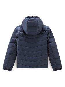 Woolrich Kids Gewatteerd jack - Blauw