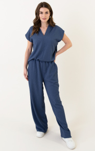 Jurkjes Co-Ord Jaydi Jeans Blue