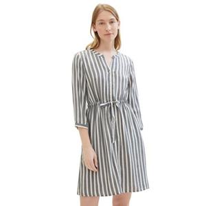 TOM TAILOR Sommerkleid STRIPED aus Viskose