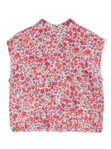 philosophydilorenzoserafinikids Philosophy Di Lorenzo Serafini Kids Shirt met bloemenprint - Rood